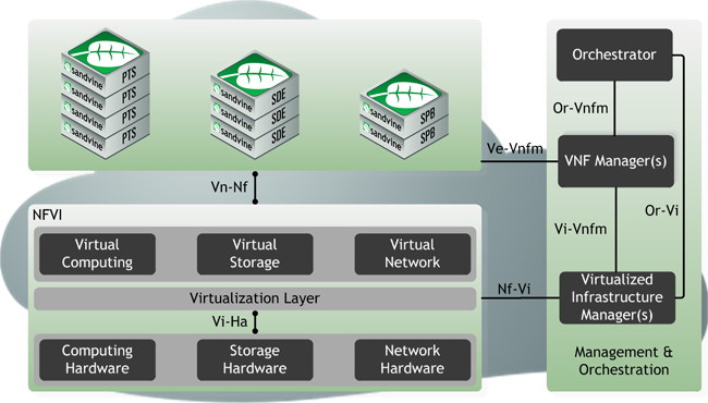 Интеграция Sandvine с виртуальной сетью оператора